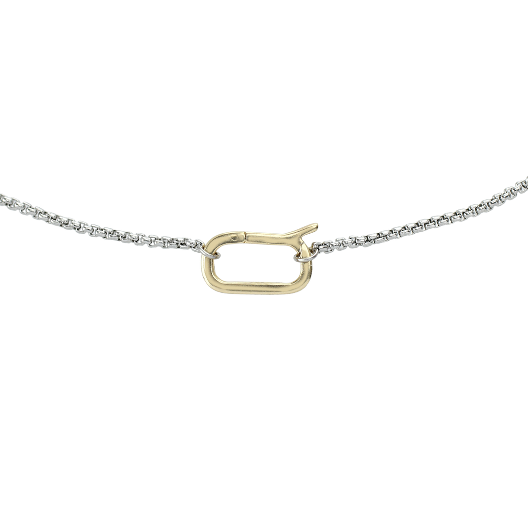 Can Opener Mid Box Slim Chain Necklace– Artizan Joyeria