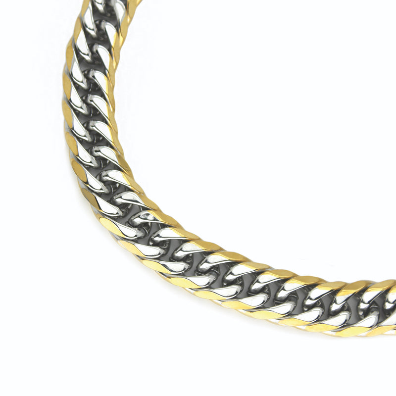Mix chain which comes in Stainless Steel Gold & Silver Chain.