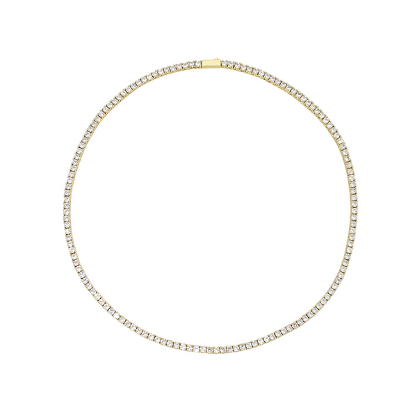 GOLD TENIS NECKLACE